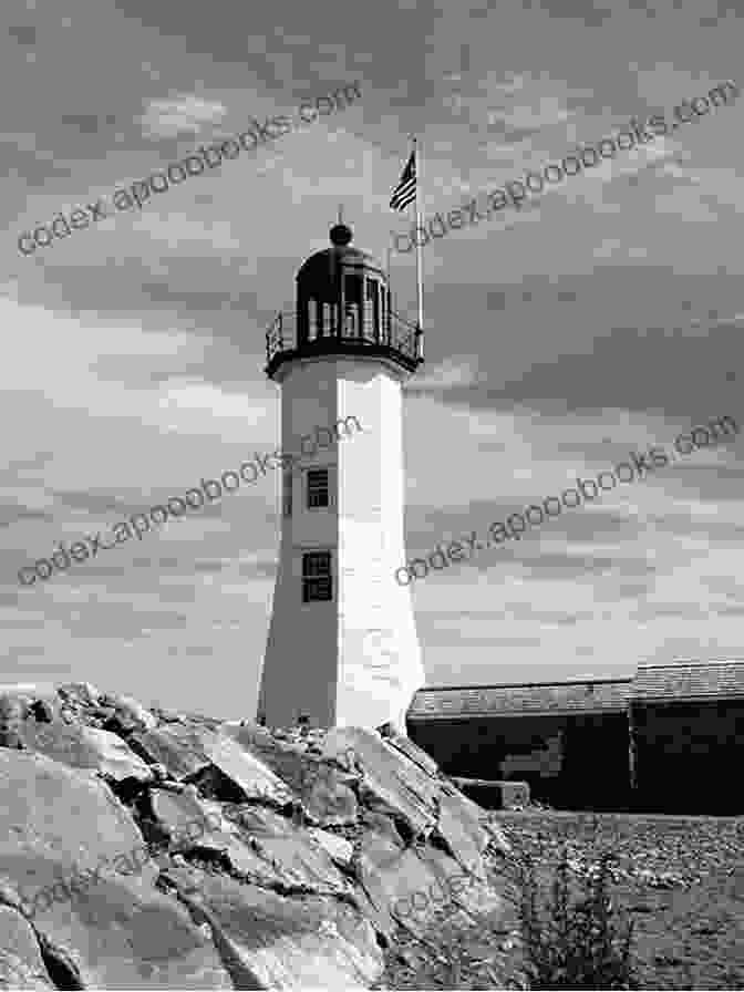 A Black And White Photo Of A Lighthouse At Sunset, With A Long Exposure Capturing The Movement Of The Waves Lighthouses Big And Small: A Photographic Expedition