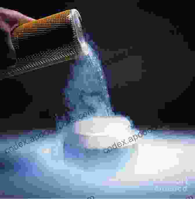 A Close Up Photograph Of A Metal Canister Containing Liquid Nitrogen, Emitting A Frosty Mist Fun Facts About Nitrogen : Chemistry For Kids The Element Children S Chemistry