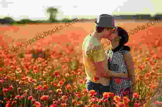 A Couple Kissing Passionately In A Field Of Flowers Love Death Photosynthesis Bela Koe Krompecher