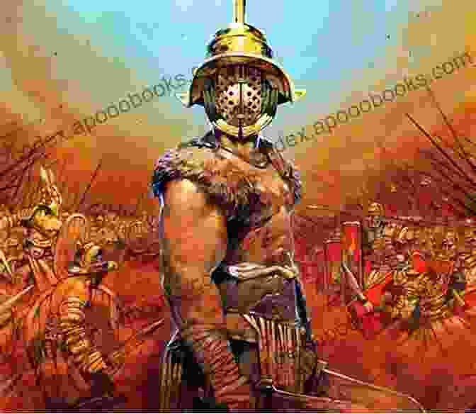 A Fierce Battle Scene From The Spartacus Rebellion, With Gladiators And Roman Soldiers Clashing In Close Combat Spartacus: The Gladiator: A Novel