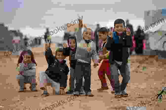 A Group Of Children Playing In A Refugee Camp Appreciating All Of The Continents Children S Modern History