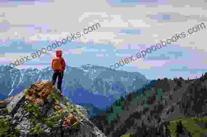 A Hiker Stands On A Mountaintop, Looking Out Over The Stunning Landscape Of Corsica. Picture Walking Corsica And Sardinia (walk The Talk 19)