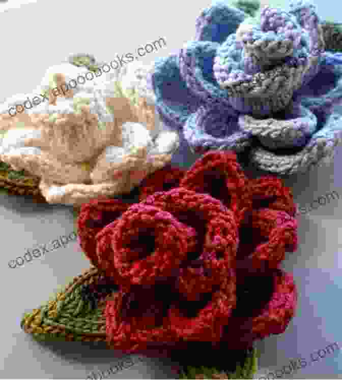 A Knitted Flower With Intricate Details Flowers Knitting Ideas: Wonderful Projects To Start Knitting Flowers