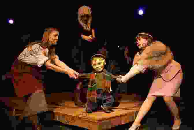 A Portrayal Of The Famous Chalk Circle Scene From The Play, Where A Child Is Placed In The Center And Two Women Claim To Be Its Mother. The Caucasian Chalk Circle (Modern Plays)