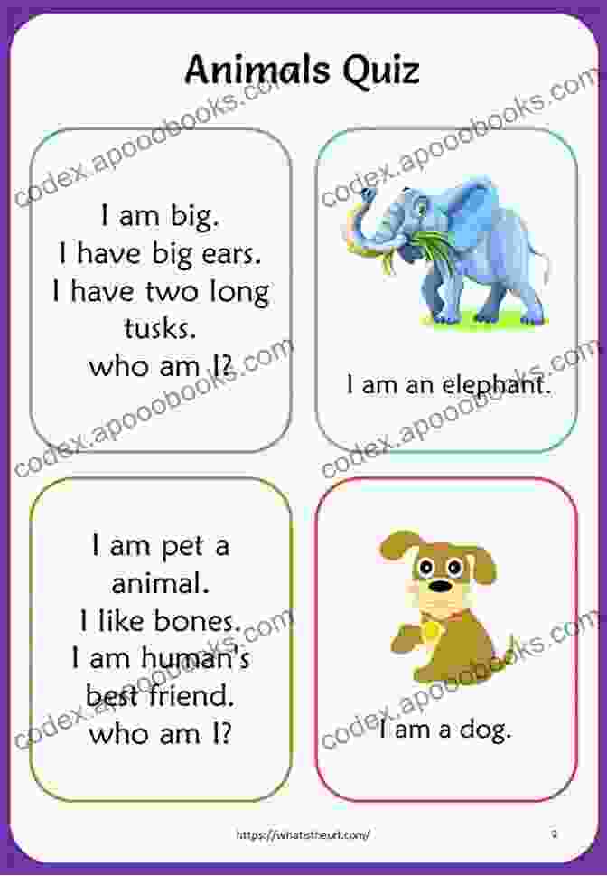 A Screenshot Of The Animal Quiz Section In The Book, Where Children Can Test Their Knowledge About Backyard Animals. Animals In My Backyard Animal 4 Years Old Children S Animal