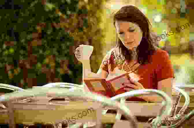 A Woman Sitting At A Table, Reading A Book And Drinking Coffee Gnome For Christmas: A Festive Short Mystery (Coffee Break Cozies)