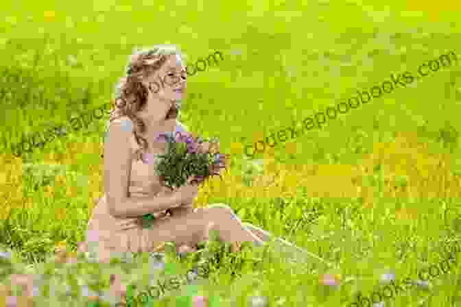 A Young Woman Sitting In A Field, Surrounded By Flowers, Telling A Story Dynamics Of Folklore Barre Toelken