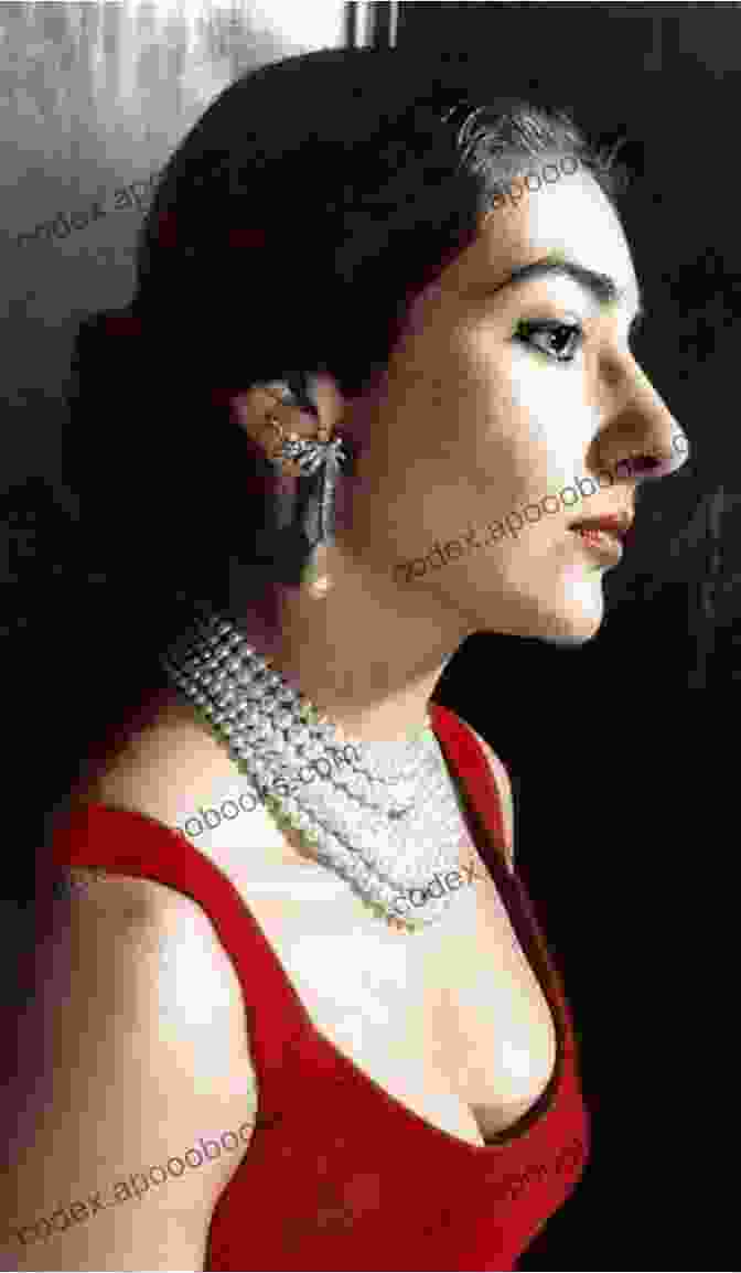 An Alluring Portrait Of Maria Callas Clad In An Elegant Evening Gown, Her Piercing Gaze Captivating The Viewer Callas: Portrait Of A Prima Donna