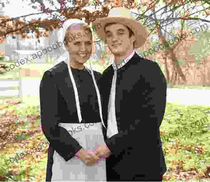 An Amish Couple Holding Hands And Smiling. A Picture Of Love (The Amish Inn Novels 1)