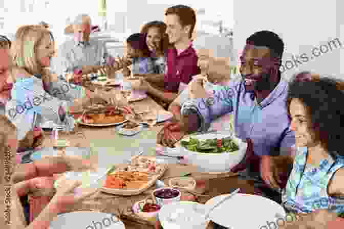 An Image Of A Family Or Friends Gathered Around A Table, Sharing Food And Laughter, Emphasizing The Power Of Food To Bring People Together And Create Lasting Memories. The Cookbook Club: A Novel Of Food And Friendship