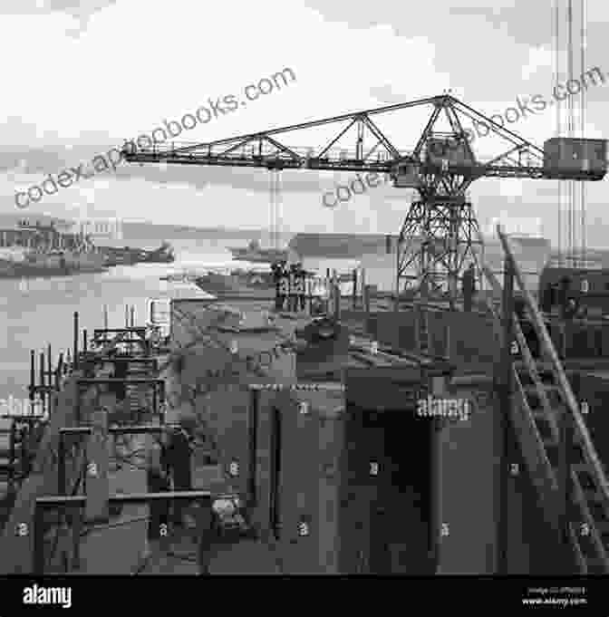 Black And White Photograph Of A Ship Being Built In A Shipyard In Cork Harbour, Ireland. Cork Harbour Through Time William Semo