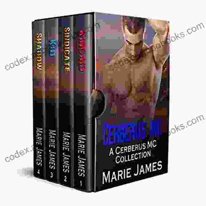 Cannon Cerberus MC Book Cover Featuring A Motorcycle And A Group Of Bikers Cannon: Cerberus MC 12 Marie James