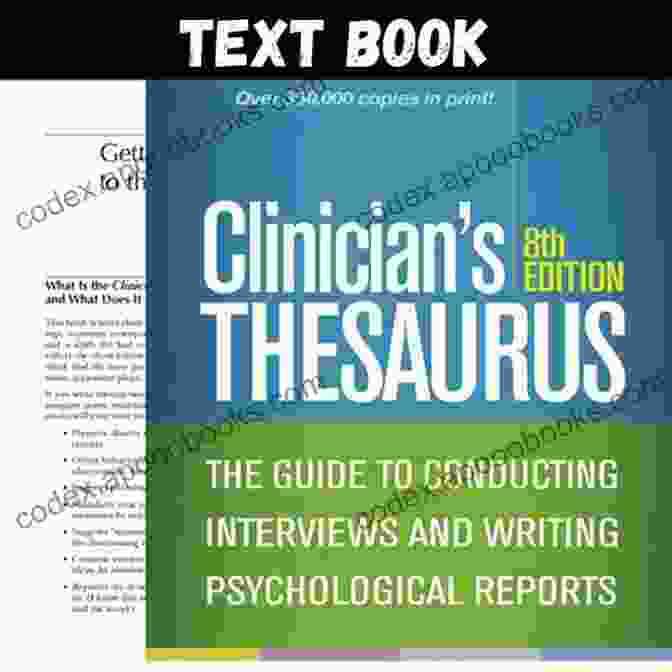 Clinician Thesaurus 8th Edition Book Cover Clinician S Thesaurus 8th Edition: The Guide To Conducting Interviews And Writing Psychological Reports