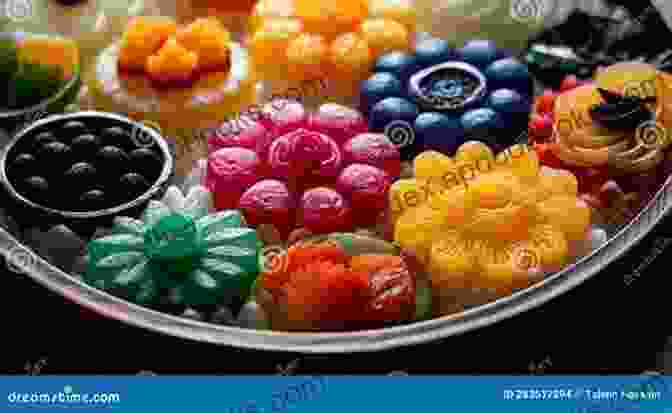 Close Up Of An Exquisitely Crafted Dish With Vibrant Colors And Intricate Patterns The All You Can Dream Buffet: A Novel