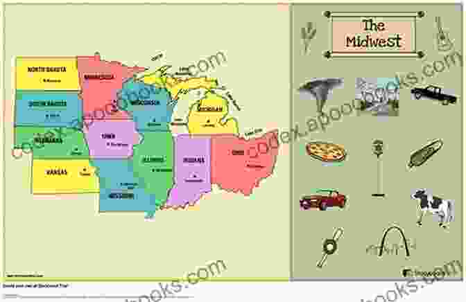 Collage Of Midwest States Geography Of The US Midwest States (Illinois Indiana Michigan Ohio And More) Geography For Kids US States 5th Grade Social Studies