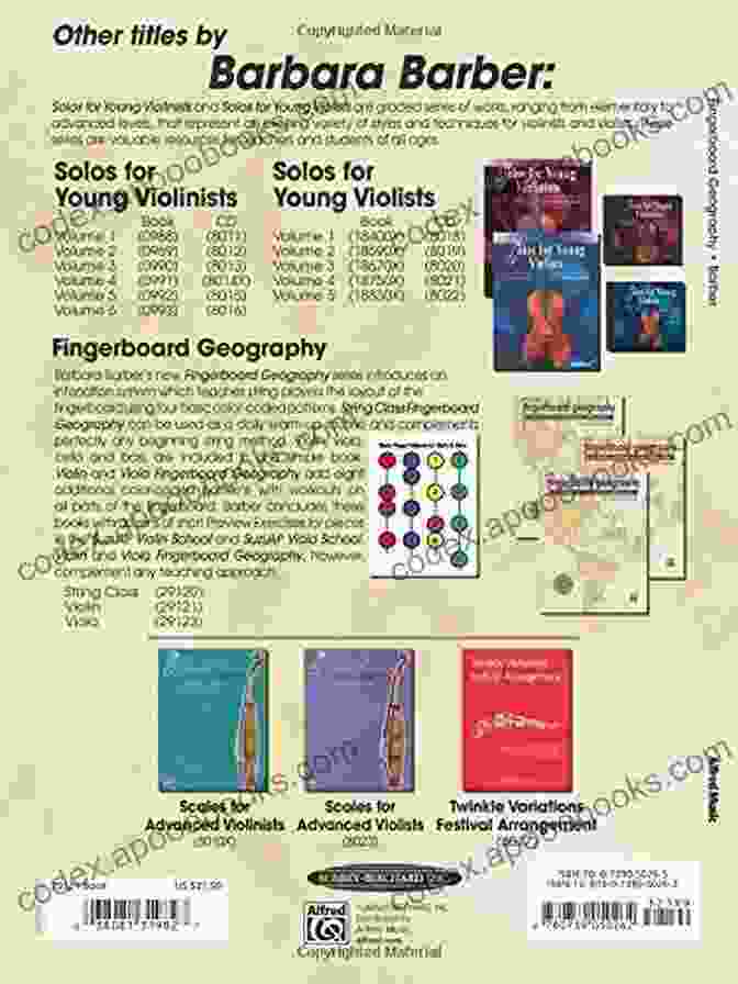 Cover Of The Book 'String Class Fingerboard Geography: An Intonation Note Reading Theory Shifting' String Class Fingerboard Geography (An Intonation Note Reading Theory Shifting System)