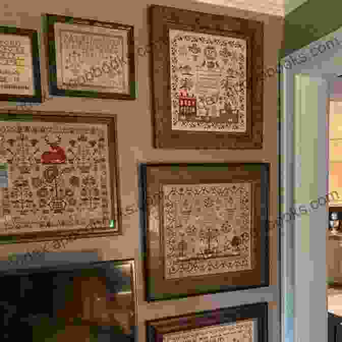 Example Of A Home Decorated With Various Cross Stitching, Crochet, And Embroidery Projects Creating A Warm And Inviting Atmosphere. Cross Stitching And Crochet For Beginners: Learn How To Cross Stitch And Crochet The Quick And Simple Way: Cross Stitching: Cross Stitching And Crochet Embroidary Crafts Hobbies And Home)