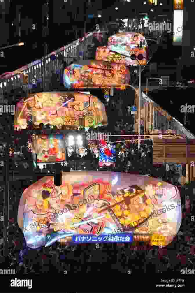 Giant Illuminated Floats Parade Through The Streets During The Nebuta Festival Aomori Prefecture: A Photographic Journey