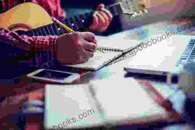 Image Of A Person Writing Lyrics With A Pen And Paper. Songwriting Made Easy (The Ultimate Beginner Series)