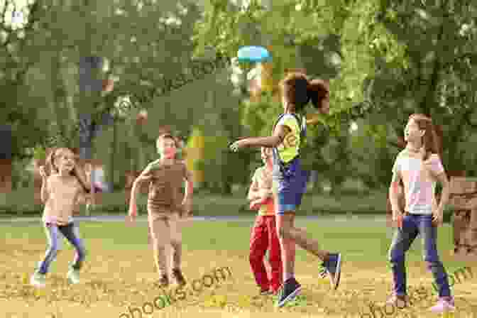 Kids Throwing A Frisbee In The Park. Weather We Like It Or Not : Cool Games To Play On A Sunny Day: Weather For Kids Earth Sciences (Children S Weather Books)