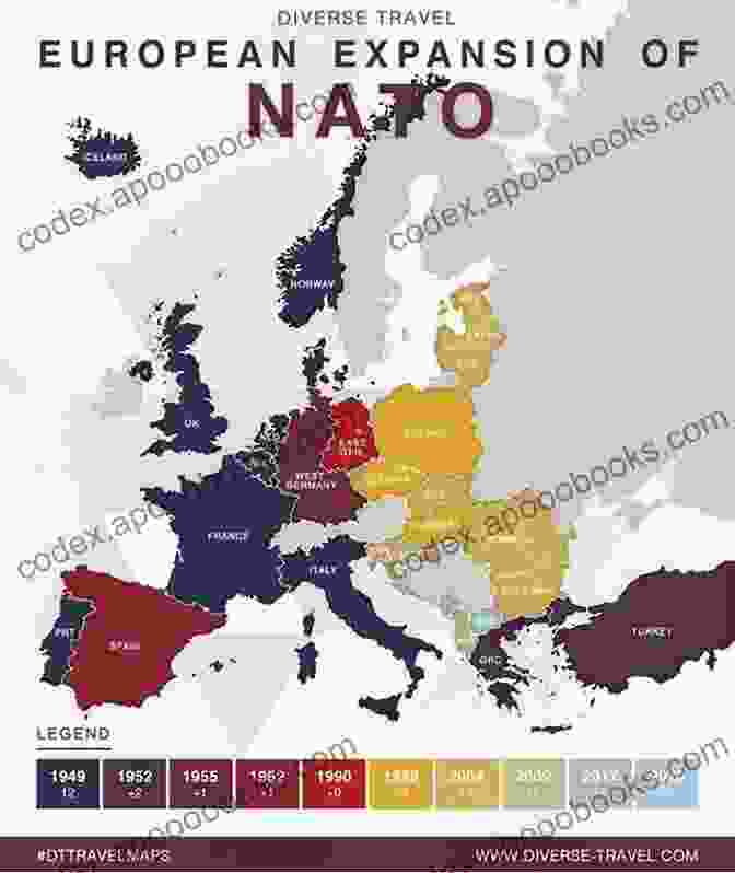 Map Of Europe Showing NATO Expansion Since 1999 Splitting Europe: The EU Russia And The West