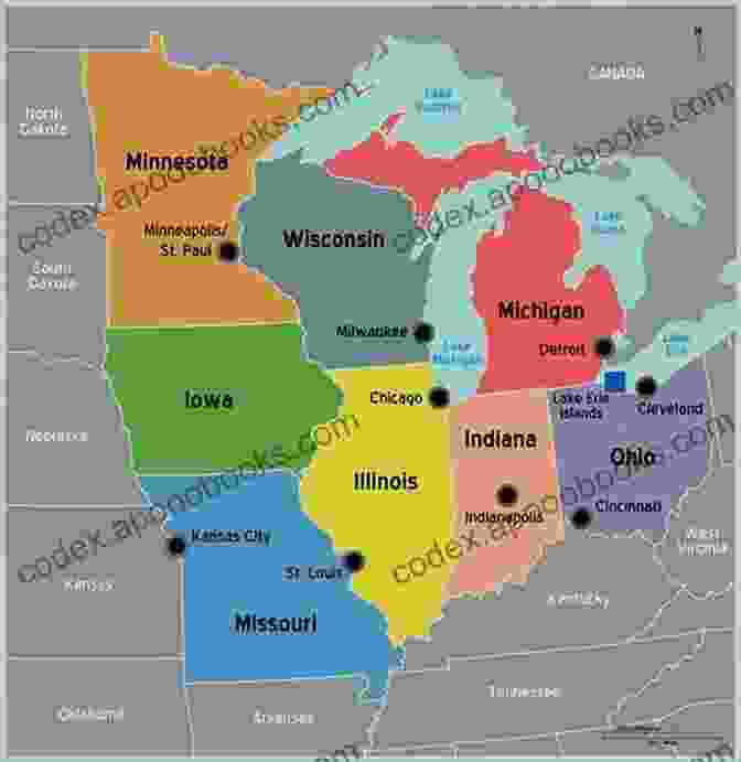 Map Of The Midwest States Geography Of The US Midwest States (Illinois Indiana Michigan Ohio And More) Geography For Kids US States 5th Grade Social Studies