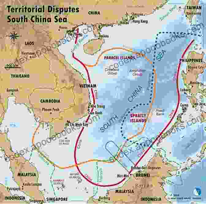 Map Of The South China Sea Region, Showing Countries With Territorial Claims Alliance Decision Making In The South China Sea: Between Allied And Alone (Routledge Studies In US Foreign Policy)