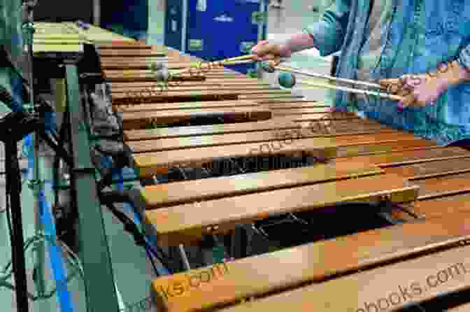 Marimba Player Performing In A Mallet Ensemble Slippery Serpent Rag: For Mallet Ensemble (Allan Spencer Mallet Ensemble Works)