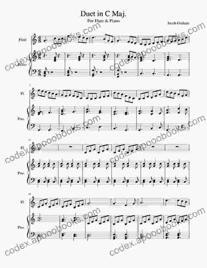 Piano And Flute Duet Performing The Blues 5 Easy Blues Flute Piano (Flute Parts) (5 Easy Blues For Flute And Piano 3)