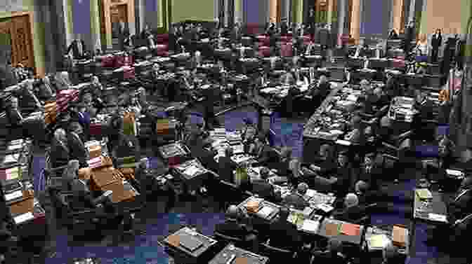 Senators Casting Their Votes On The Senate Floor, A Moment Of Crucial Decision Making The American Senate: An Insider S History