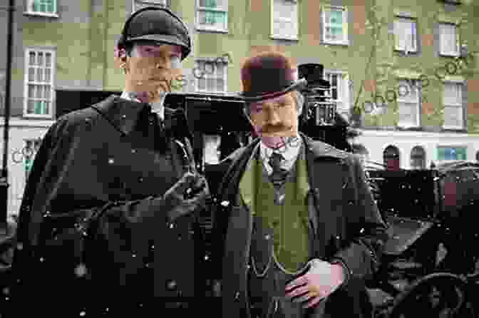 Sherlock Holmes And Dr. Watson Arrive In The Desolate Landscape Of The Australian Outback, Their Expressions Etched With Determination Sherlock Holmes And The Australian