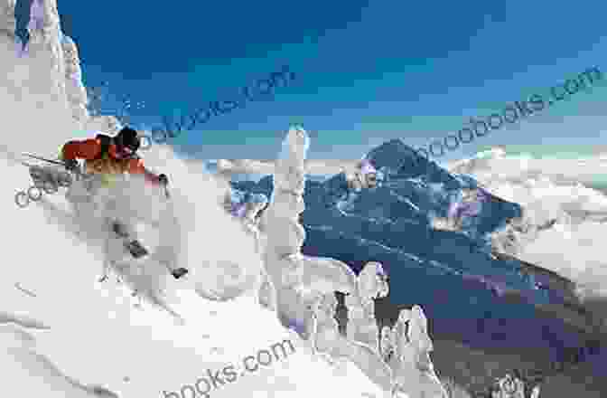 Skiers Enjoying Fresh Powder On A Mountain Slope In British Columbia British Columbia Adventure Guide (Adventure Guides)