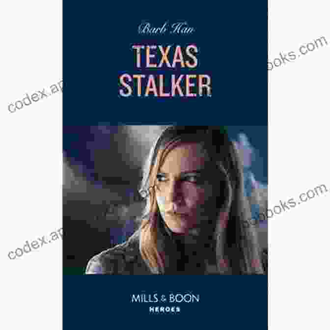 Texas Stalker An Connor Family Mystery Book Cover Featuring A Shadowy Figure Lurking Behind A Woman's Silhouette Texas Stalker (An O Connor Family Mystery 5)