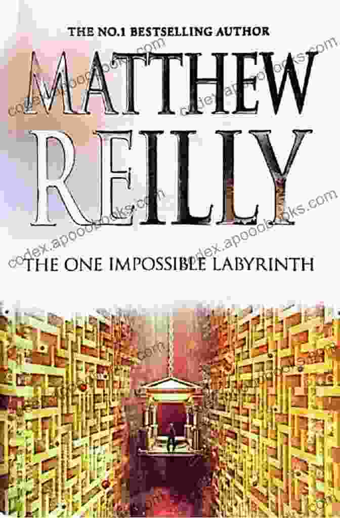 The One Impossible Labyrinth Book Cover, Featuring An Intricate, Enigmatic Labyrinthine Design The One Impossible Labyrinth: A Jack West Jr Novel 7