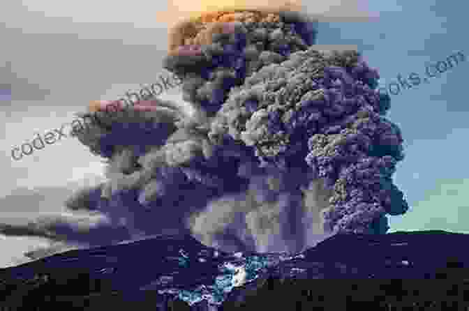 Volcanic Eruption Releasing Sulfur Dioxide And Ash The Natural Vs Human Causes Of Air Pollution : Environment Textbooks Children S Environment