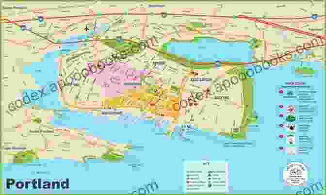 Walking Tour Of Portland Maine Map A Walking Tour Of Portland Maine (Look Up America Series)