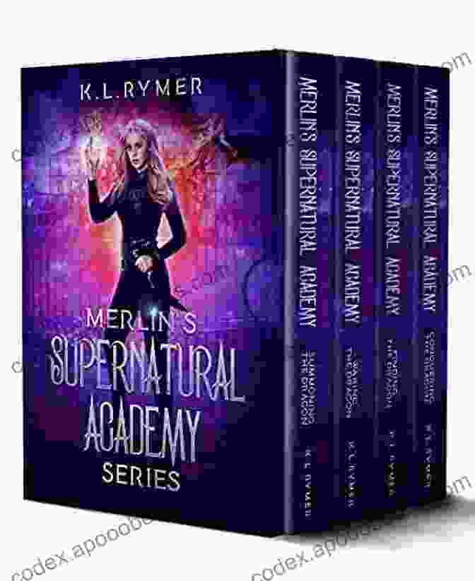 Young Adult Supernatural Academy Book Cover The Cursed Academy Complete Boxset 1 6 : A Young Adult Supernatural Academy