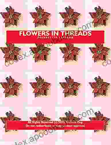 Flowers In Threads: Poinsettia Pattern