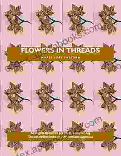 Flowers in Threads: Maple Leaf Pattern for Fall